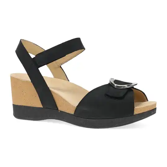 Cover image of Black Milled Nubuck Dansko Stella Women's