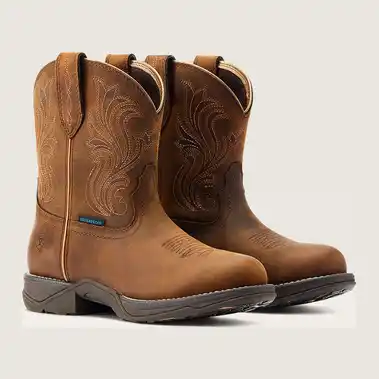 Image 3 of Ariat Anthem Round Toe Shortie Waterproof Women's