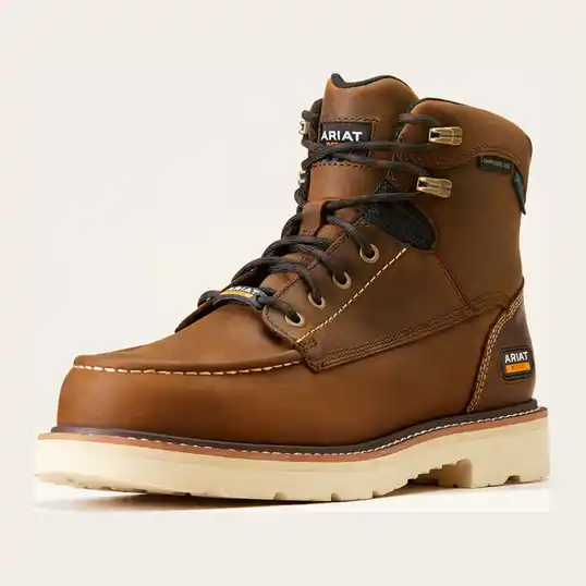 Cover image of DISTRESSED BROWN Ariat Rebar Lift 6" Waterpoof Comp Toe Men's