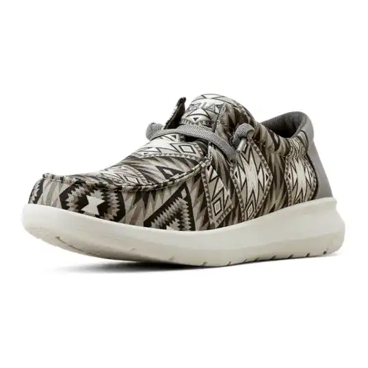 Cover image of GREY SOUTHWESTERN Ariat Hilo Men's