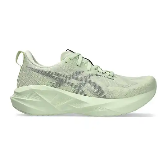 Cover image of WHISPER GREEN/MONUMENT BLUE Asics Novablast 5 Women's