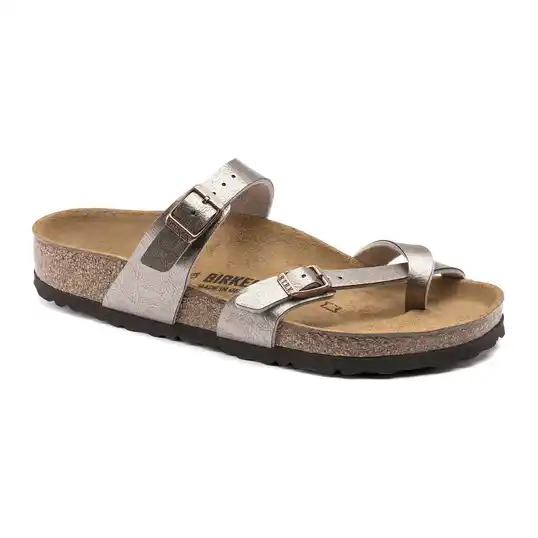 Cover image of GRACEFUL TAUPE Birkenstock Mayari Birko-Flor Regular Women's