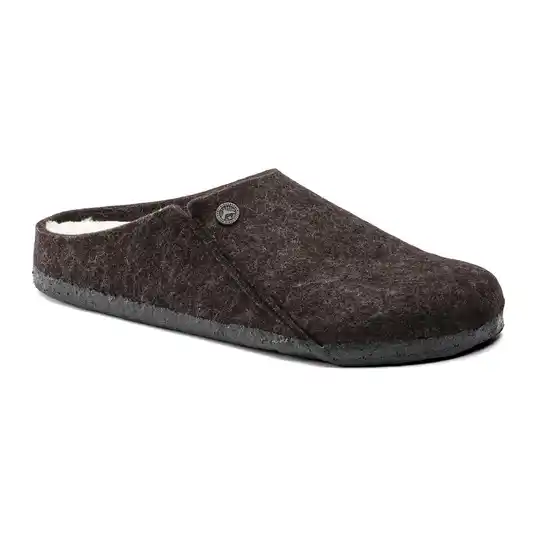 Cover image of MOCHA Birkenstock Zermatt Shearling Wool Felt Regular Men's