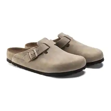 Image 5 of Birkenstock Boston Soft Footbed Natural Leather Oiled Women's