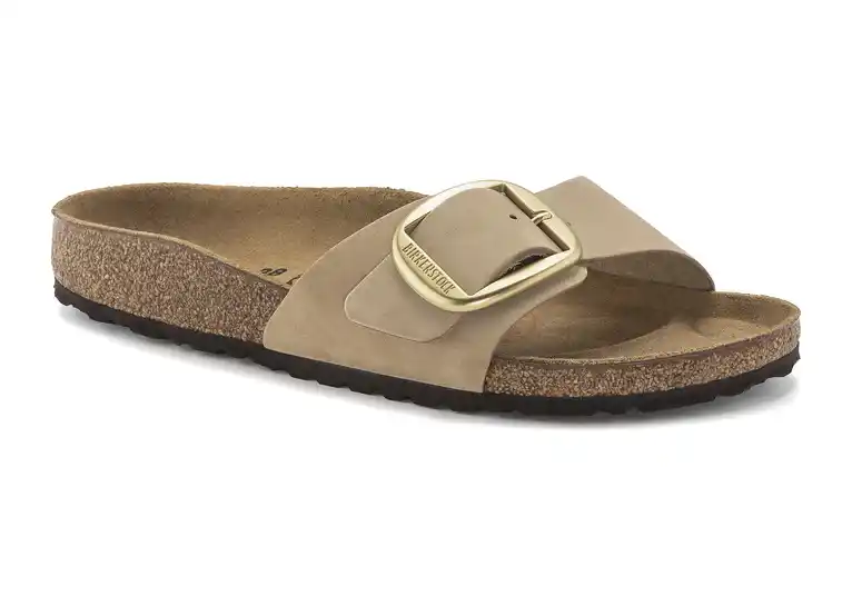 Image 1 of Birkenstock Madrid Big Buckle Nubuck Narrow Women's