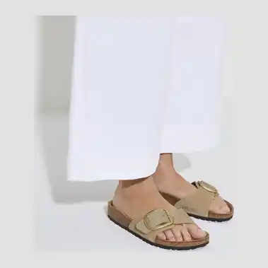 Image 2 of Birkenstock Madrid Big Buckle Nubuck Narrow Women's