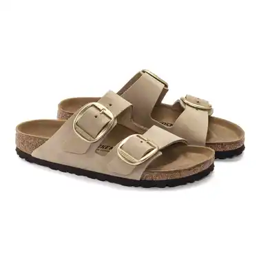 Image 5 of Birkenstock Arizona Big Buckle Nubuck Narrow Women's