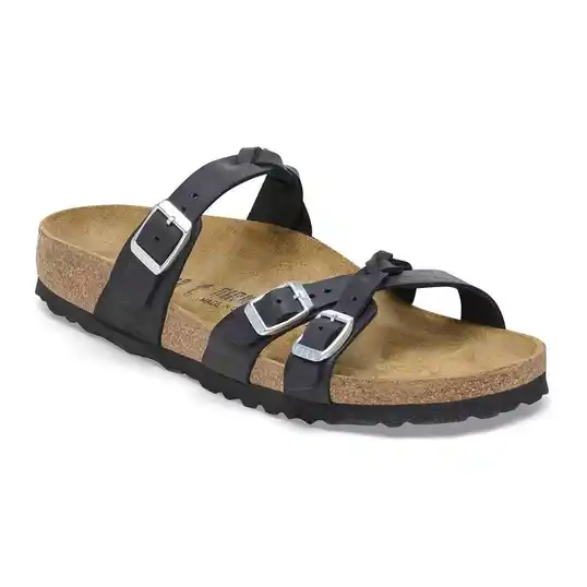 Birkenstock Franca Braided Oiled Leather Regular Women's