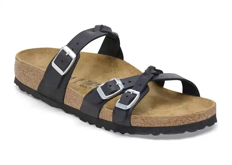 Image 1 of Birkenstock Franca Braided Oiled Leather Regular Women's