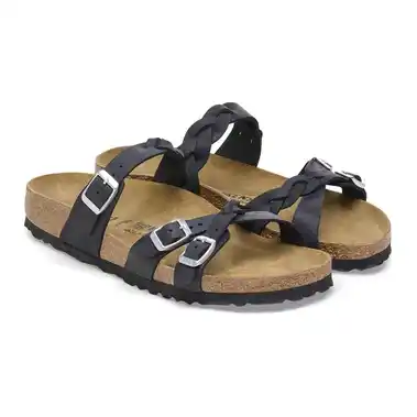 Image 2 of Birkenstock Franca Braided Oiled Leather Regular Women's