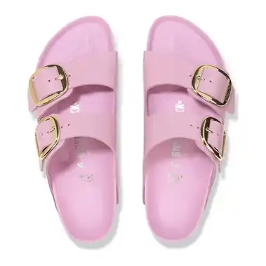 Image 3 of Birkenstock Arizona Big Buckle Natural Leather Patent Narrow Women's