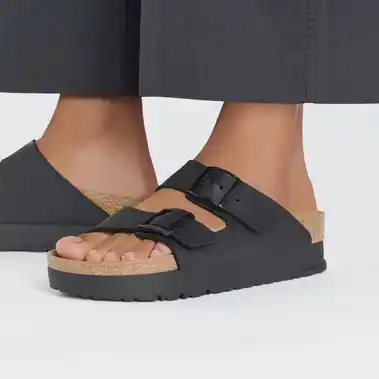 Image 2 of Birkenstock Arizona Flex Platform Vegan Birko-Flor Narrow Women's