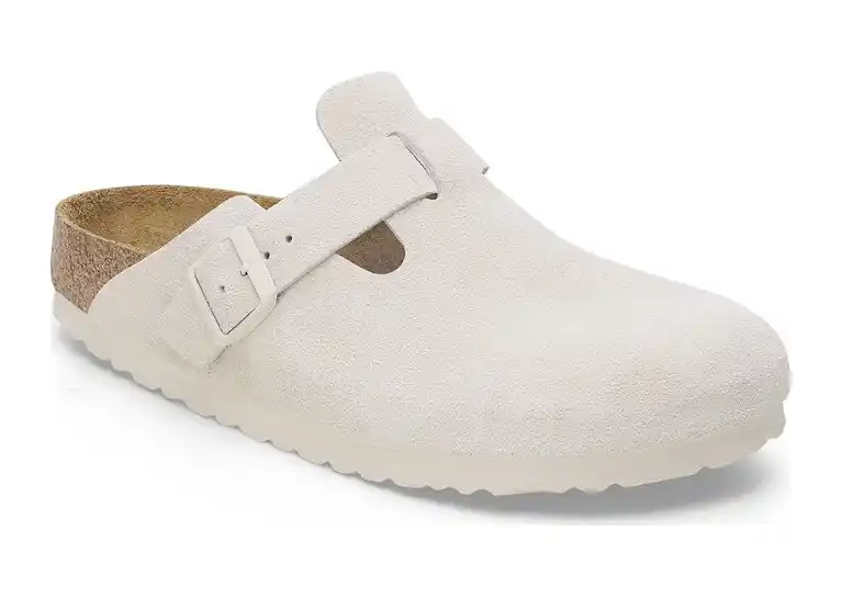 Image 1 of Birkenstock Boston Soft Footbed Suede Leather Narrow Women's