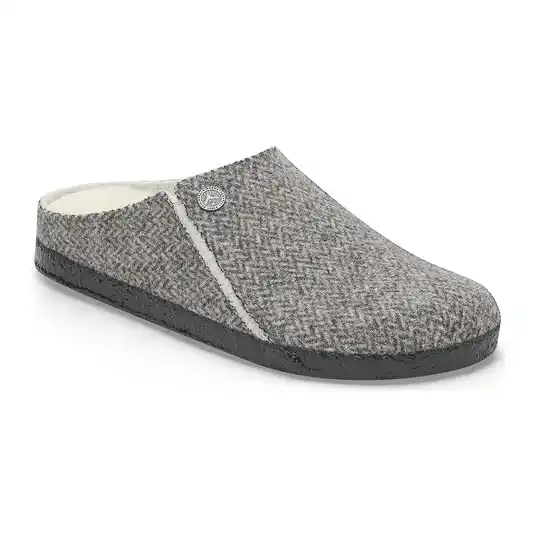 Cover image of Herringbone Gray Birkenstock Zermatt Wool Felt Regular Women's