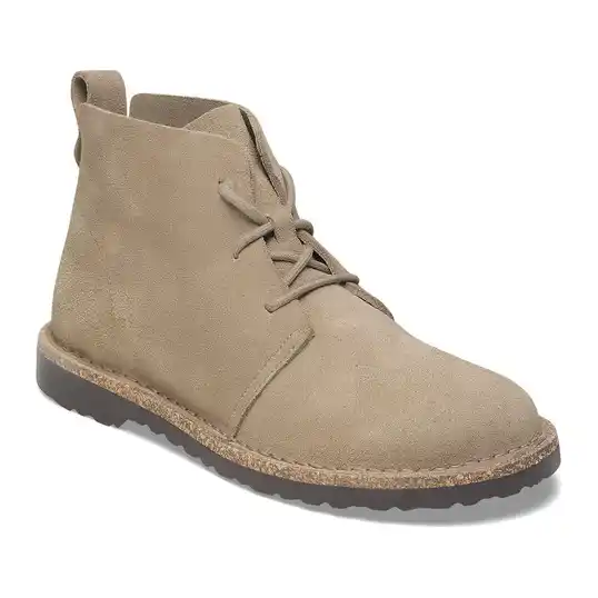 Cover image of TAUPE Birkenstock Uppsala Mid Suede Leather Regular Men's