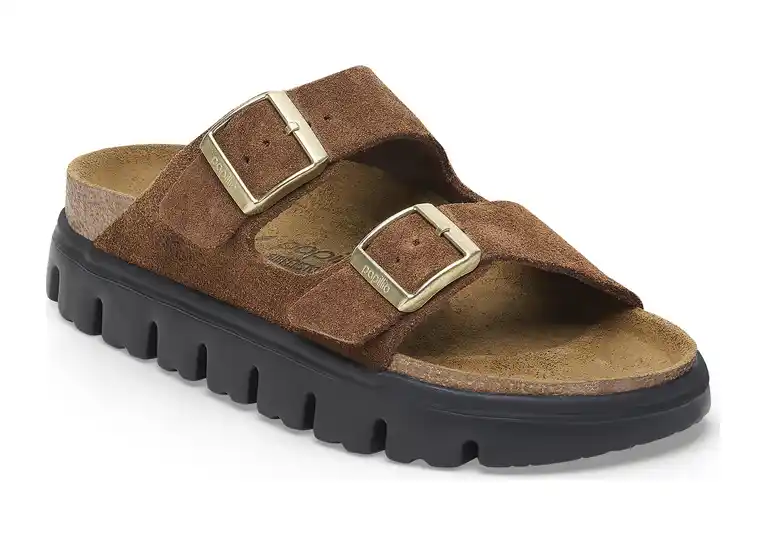 Image 1 of Birkenstock Arizona Chunky Suede Leather Narrow Women's