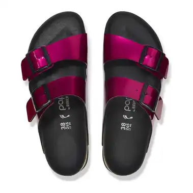 Image 3 of Birkenstock Arizona Flex Platform Birko-Flor Patent Narrow Women's