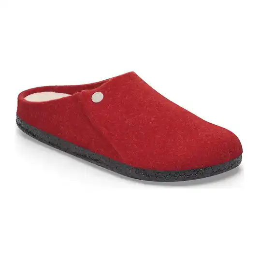 Cover image of ACTIVE RED Birkenstock Zermatt Shearling Wool Felt Narrow Women's