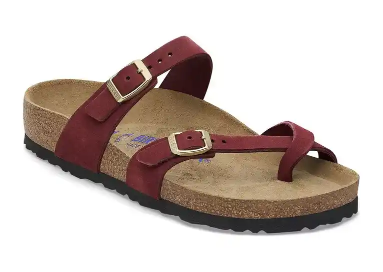 Image 1 of Birkenstock Mayari Soft Footbed Nubuck Leather Regular Women's
