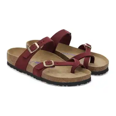 Image 2 of Birkenstock Mayari Soft Footbed Nubuck Leather Regular Women's