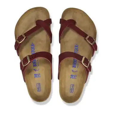 Image 3 of Birkenstock Mayari Soft Footbed Nubuck Leather Regular Women's