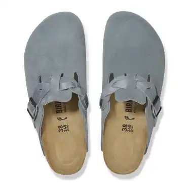 Image 3 of Birkenstock Boston Braided Suede Leather Narrow Women's