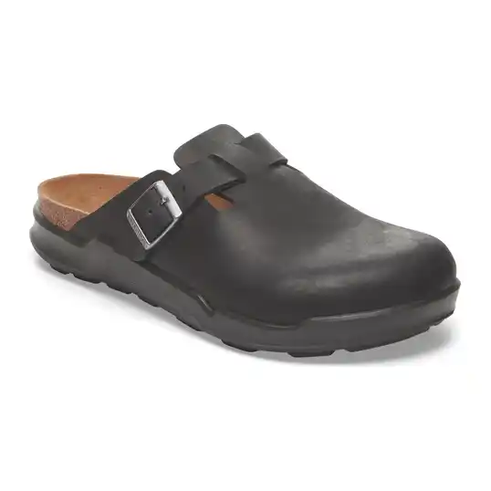 Cover image of Black Birkenstock Boston Crosstown Oiled Leather Regular Men's