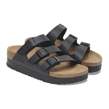 Image 4 of Birkenstock Florida Platform Flex Vegan Birko-Flor Narrow Women's