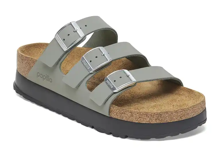 Image 1 of Birkenstock Florida Flex Platform Nubuck Narrow Women's