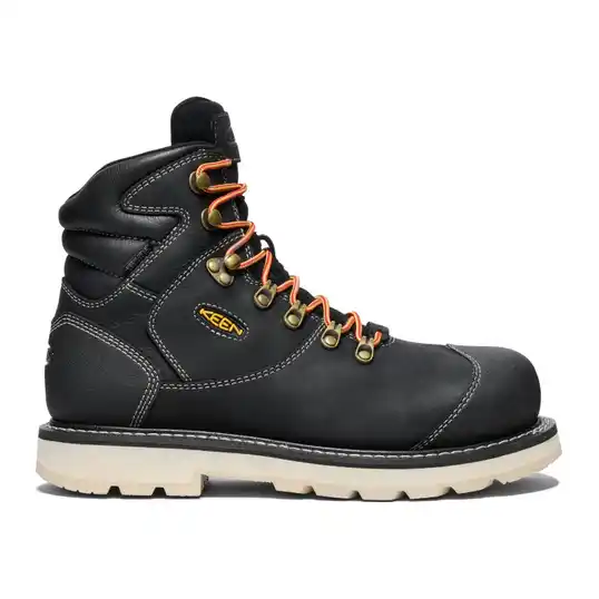 Cover image of BLACK/SANDSHELL Keen Utility Cincinnati 90 Degree 6" Waterproof Men's