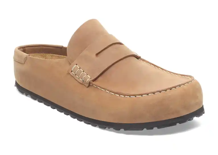 Image 1 of Birkenstock Naples 2.0 Natural Oiled Leather Narrow Women's