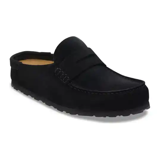 Cover image of Black Birkenstock Naples Wrapped Suede Regular Men's
