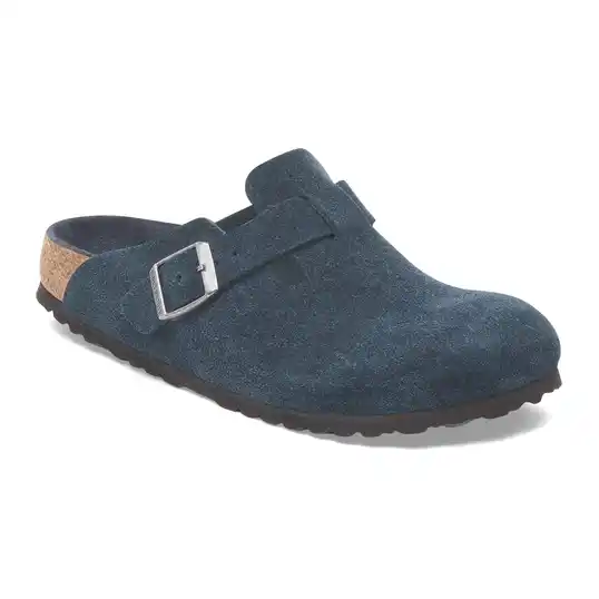 Cover image of NEW NAVY Birkenstock Boston Soft Footbed Suede Leather Regular Men's