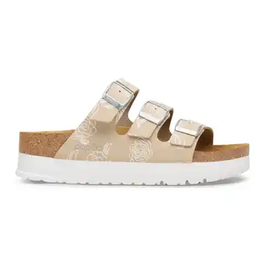 Image 3 of Birkenstock Florida III Flex Platform Nubuck Narrow Women's