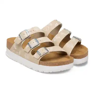 Image 6 of Birkenstock Florida III Flex Platform Nubuck Narrow Women's