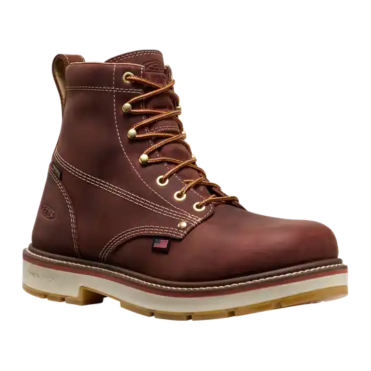 Cover image of bombay brown/gum Keen Utility Liberty 90 Degree 6" Waterproof Men's
