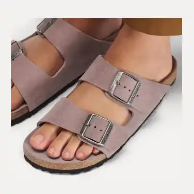 Image 3 of Birkenstock Arizona Soft Footbed Suede Narrow Women's