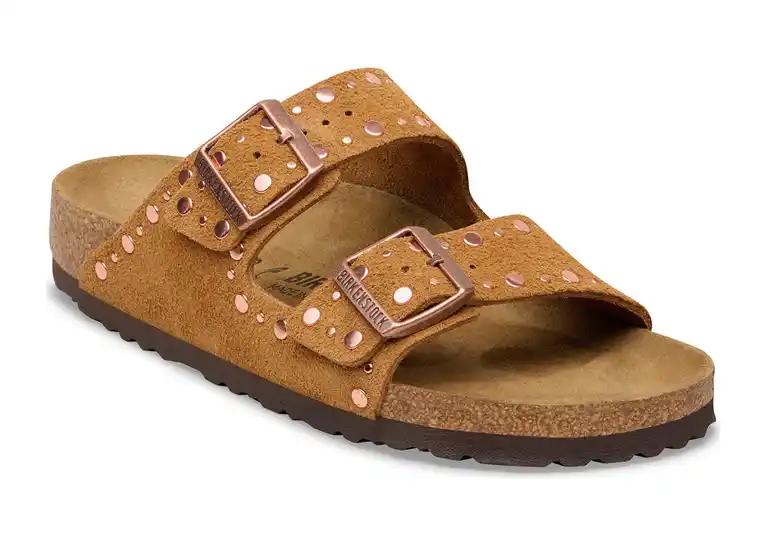 Image 1 of Birkenstock Arizona Rivet Suede Narrow Women's