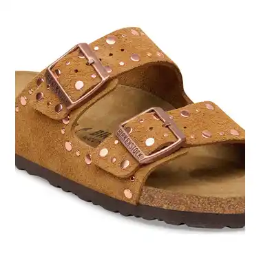 Image 2 of Birkenstock Arizona Rivet Suede Narrow Women's