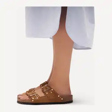 Image 4 of Birkenstock Arizona Rivet Suede Narrow Women's