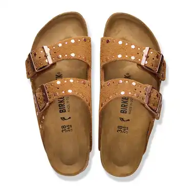Image 8 of Birkenstock Arizona Rivet Suede Narrow Women's