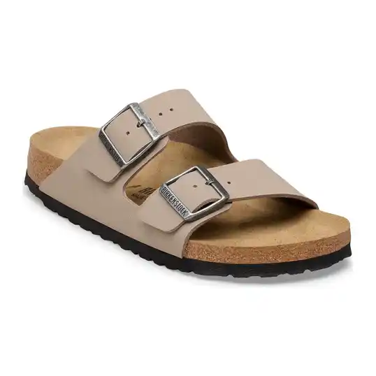 Cover image of GRAY TAUPE Birkenstock Arizona Birkibuc Regular Unisex