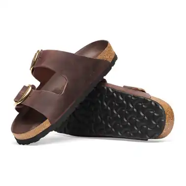Image 7 of Birkenstock Arizona Big Buckle Oiled Leather Narrow Women's