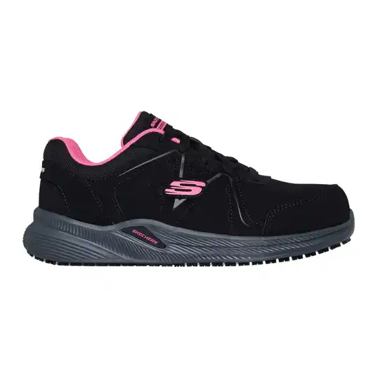 Cover image of BLACK/PINK Skechers Carbix Endaria Women's