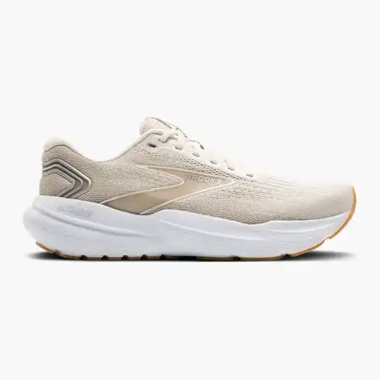 Cover image of Khaki/Silver/White Brooks Glycerin 21 Men's