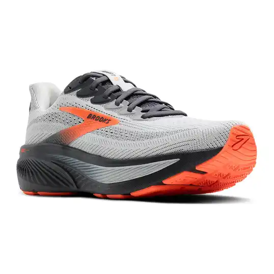 Cover image of Oyster Mushroom/Orange/Ebony Brooks Ghost 17 Men's