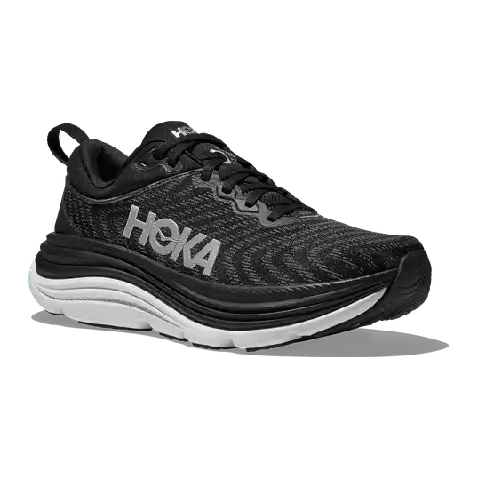 Cover image of BLACK/WHITE HOKA Gaviota 5 Men's