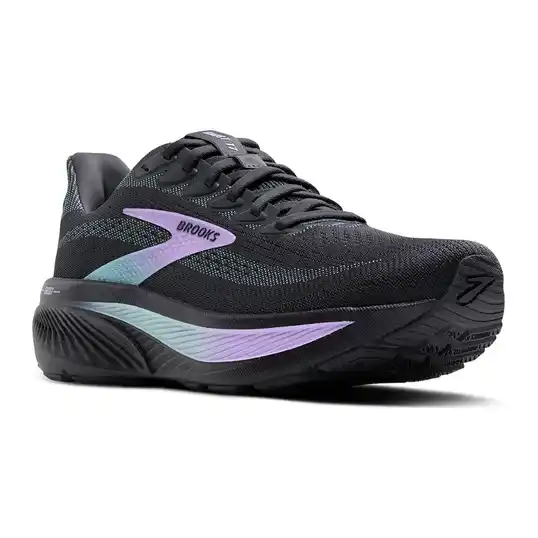 Cover image of Grey/Clearwater/Purple Brooks Ghost 17 Women's