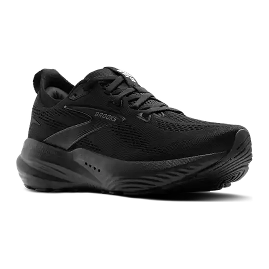 Cover image of BLACK/BLACK/EBONY Brooks Glycerin GTS 22 Women's