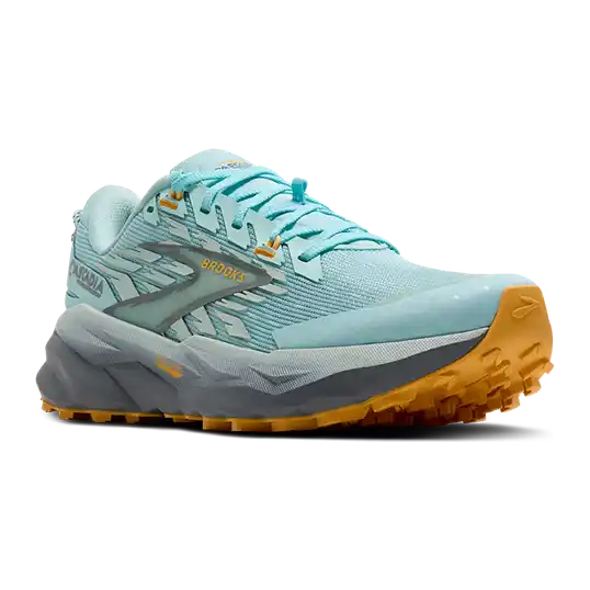 Cover image of Clearwater/Primer Grey/Apricot Brooks Cascadia 19 Women's